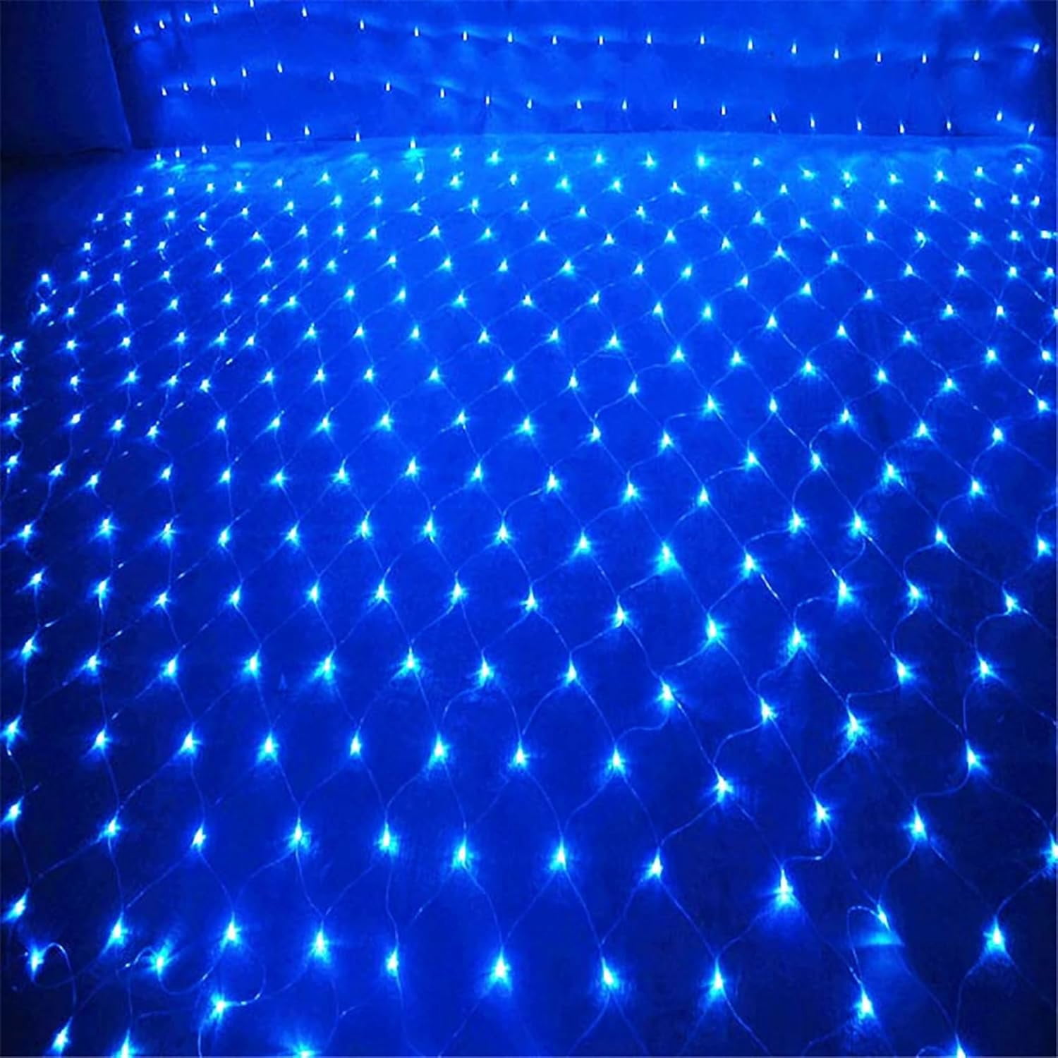 Garden Net Lights Battery Operated 2x3M 192LED Waterproof Net Mesh String Lights 8 Modes Fairy Lights for Indoor Outdoor Christmas Tree Bush Garden Backyard Décor