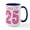 White/Navy Inside, variant on CafePress - Class Of 2025 Star - 15 oz Ceramic Large White Novelty Mug