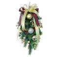 thumbnail image 1 of Agujas de pino artificial con baya roja Puerta Swag de Navidad Afortunado Sencillez, 1 of 5