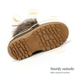 thumbnail image 2 of DREAM PARIS Toddler Winter Snow Boots Kid Boy Girl Sneakers Shoes Waterproof KRIVER-3 BROWN Size 13, 2 of 3