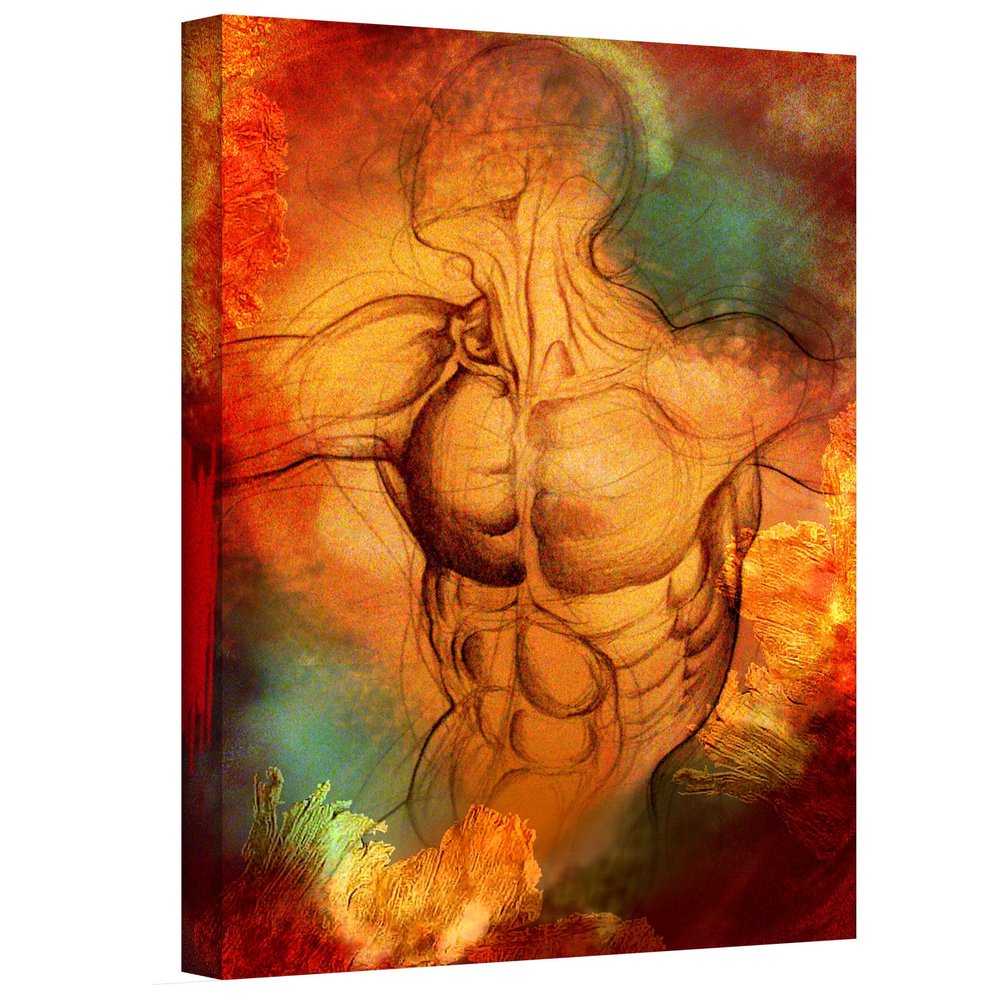 ArtWall Greg Simanson "Birthright IV" Gallery-wrapped Canvas