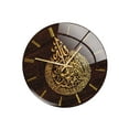 thumbnail image 2 of pitrice 30cm Horloge Murale Musulmane Quartz Muet Non Tic-Tac pour Ramadan Décor Doré, 2 of 9