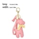 thumbnail image 4 of Minnieouse Soporte para llavero de PU, llavero de puerta de casa de dibujos animados, bolso portátil, cartera, bolsa, decoración colgante, llavero Accesorios de disfraces Rosa Minnieouse AP016278-01, 4 of 6