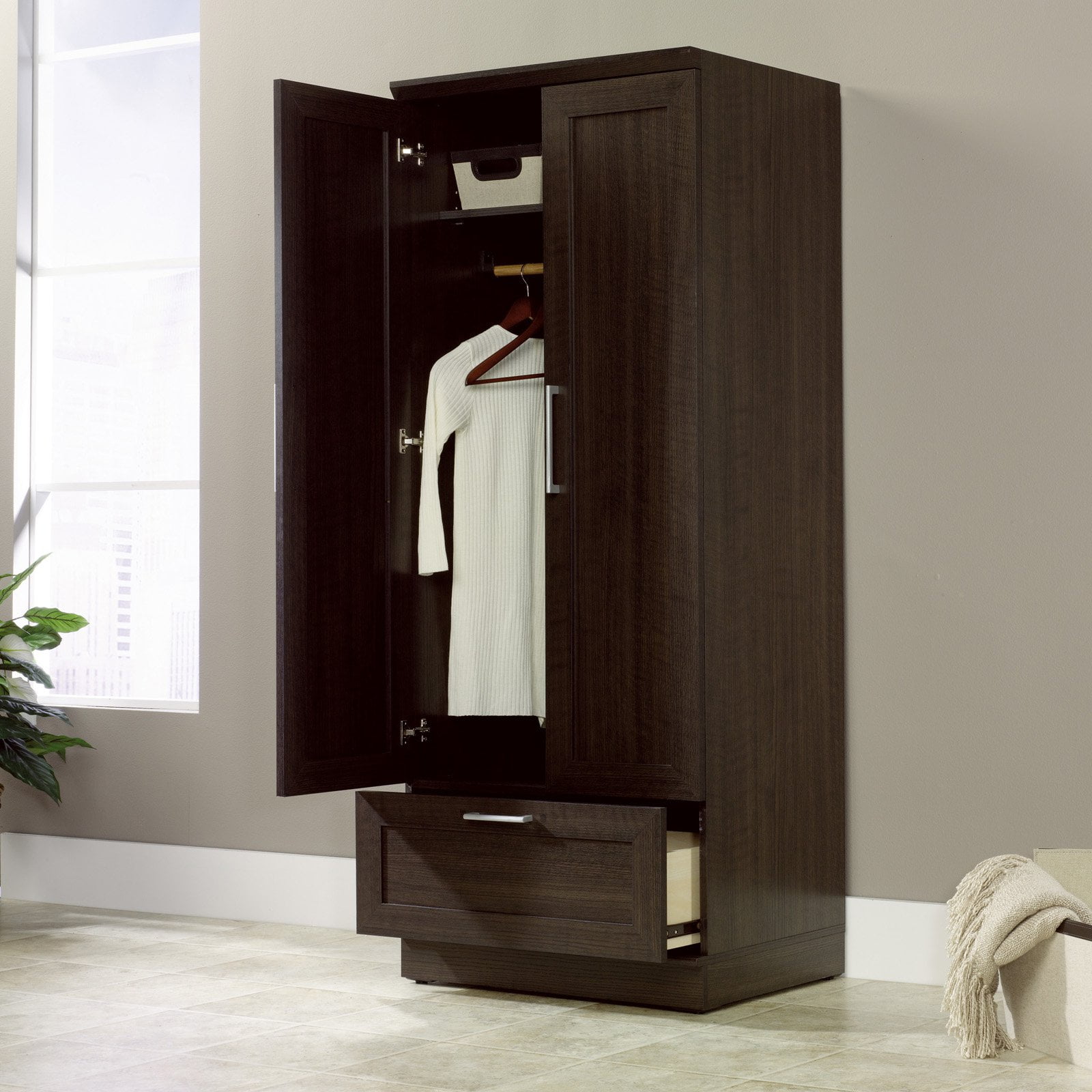 Sauder Homeplus Wardrobe Storage Cabinet Com