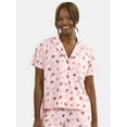 thumbnail image 4 of Halloween Women’s Printed Notched Top and Shorts Pajama Set from Way to Celebrate, 2-Piece, Sizes XS-3X, 4 of 5