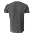 thumbnail image 4 of FAVIPT Casual Work Shirts for Men Button Up Gradient Tunic Tops Short Sleeve Round Neck Shirts Basic Soft Summer 2025 Blouses Gray,L, 4 of 4