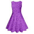 thumbnail image 5 of Robe d'Été pour Filles Robe Évasée Sans Manches Teinture sur Nœuds pour Filles Robe Princesse, 5 of 5