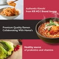 Jongga Korean Kimchi Ramen Noodle Soup Cups, Veggie Vegan, Real Kimchi