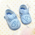 thumbnail image 3 of Lovely Newborn Infant Baby Girl Double Heart Shoes Sneaker Anti-slip Soft Sole Breathable Prewalker, 3 of 3