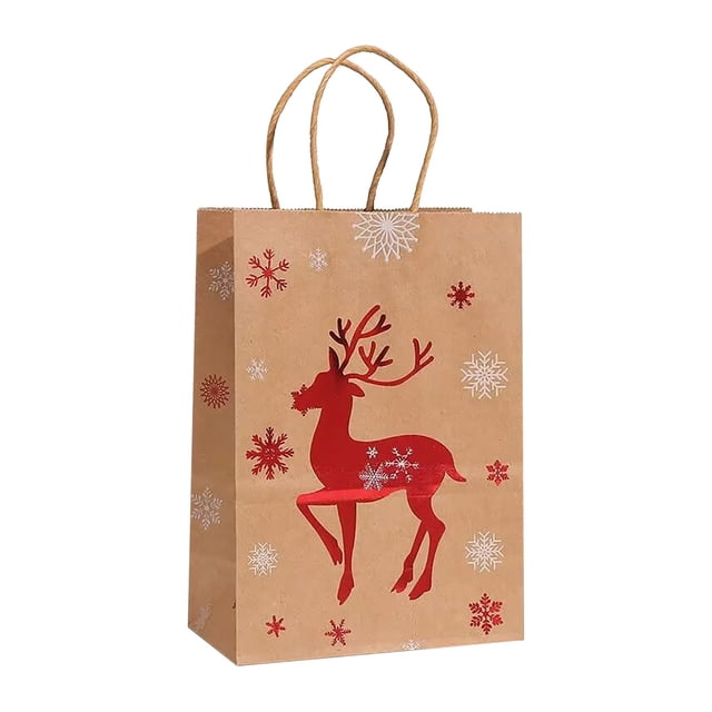 Beautifully Crafted Souvenir Gift Bags With Designs Made From Kraft Paper