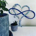 thumbnail image 4 of 2X Decoración de Pared de Metal Diseño ÚNico-Arte de Pared Decoración de Habitación Amor Corazón Infinito Decoración de Arte de Hierro Decoración de Interiores - S, 4 of 9