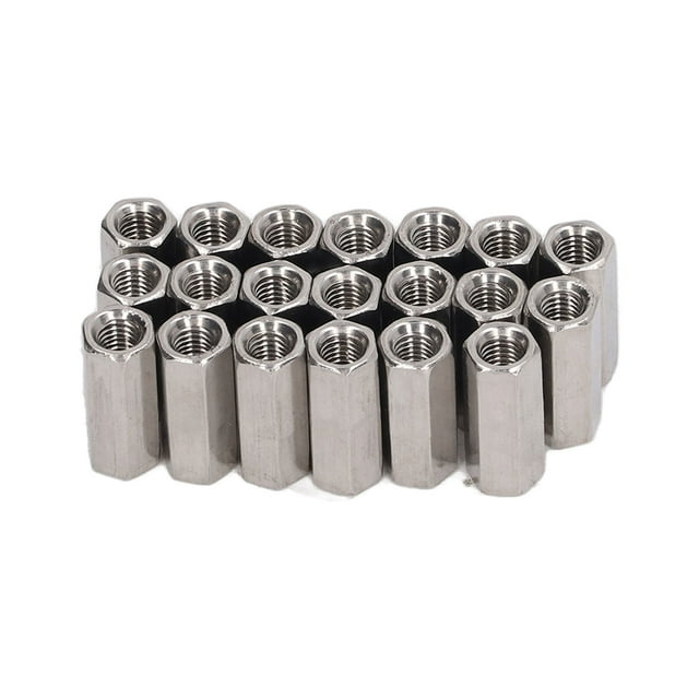 Écrou de Couplage, Ensemble d'Écrou de Couplage Argenté M5 20 Pcs pour Clous