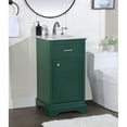 thumbnail image 2 of 19 inch single bathroom vanity in green, 2 of 8