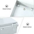 TUIBELYN Waterproof ABS Outdoor Electrical Junction Box with Lock