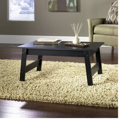 Mainstays Coffee Table Black Oak Finish Walmart Mainstays Coffee Table Black Oak Finish Walmart