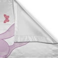 thumbnail image 3 of Ambesonne Love Kitchen Curtains, Bunnies Kissing in Air, 55"x45", Pink Purple, 3 of 3