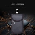 thumbnail image 2 of MesaSe RFID Blocking Car Key Pouch  Synthetic Fiber Faraday Bag  Dual-Layer Signal Shielding Anti-Theft Key Holder with Carbon Fiber Material  with Keychain for Car Keys, 2 of 5