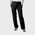 thumbnail image 1 of SPECTRUM UNIFORMS Unisex Scrub Pant, Ultrasoft Classic Scrub Pants Drawstring Waist Pant Ideal for Medical Professionals Pant Black, 1 of 5