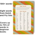 thumbnail image 3 of Think Tank Scholar Sight Words Flash Cards for Pre-K Student Learning - Large Size (3.2” x 5.3”), 3 of 8