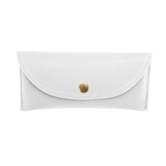 Unique Bargains Stylish Lightweight Eyeglass Cases for Daily Use 6.3"x2.6"x1.5" White