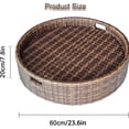 thumbnail image 3 of Round Pool Tray, Pool Floats for Adults, Spas, & Pool Parties - Floating Tray for Pool Serving Drinks, Floating Brunch, Food on The Water,Almondcolor-Φ23.6*H7.8in, 3 of 5