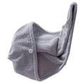 thumbnail image 2 of Secador de cabello simple Cap Coral Toalla de secado Espesar Toalla de secado de cabello Absorción de agua Cap de secado (gris), 2 of 5