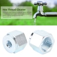 thumbnail image 3 of Hex Thread Cleaner, Aluminum Alloy Outdoor Faucet Thread Cleaner  for Gardening, 3 of 7