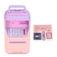 thumbnail image 1 of Alcancía ATM con dibujos animados, música, sensor inteligente, contraseña electrónica, desarrolla hábitos, dinero para niños, billetes, monedas, color rosa, 1 of 14