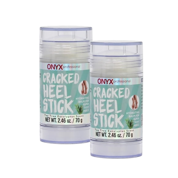 Bálsamo para pies Onyx Professional, reparador de talones agrietados (2 x 75 ml), árbol de té