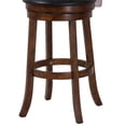 thumbnail image 7 of New Classic Bristol 29" Wood Swivel Bar Stool with PU Seat in Dark Brown/Black, 7 of 7