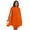 Orange, variant on Women's Crewneck Dress Cape Sleeve Poncho Dresses Summer Loose Knee Length Sundress for Womens S-XXXL