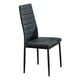 thumbnail image 2 of Comedor MOBILKRAFT Modelo Toyo Negro 4 Sillas Rectangular Tubular y Cristal Estilo Contemporáneo en Color Negro, 2 of 4