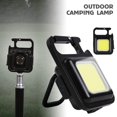 thumbnail image 1 of LED COB Work Light Pocket Work Lights 4 Modes Keychain Light with Hanging Hook Magnetic Base Inspection Repairing Light Bracket Bottle Opener for Fishing Walking Camping, 1 of 10