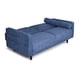thumbnail image 4 of Sofá Cama de Velvet Azul Makora Modelo Calandra, 4 of 8