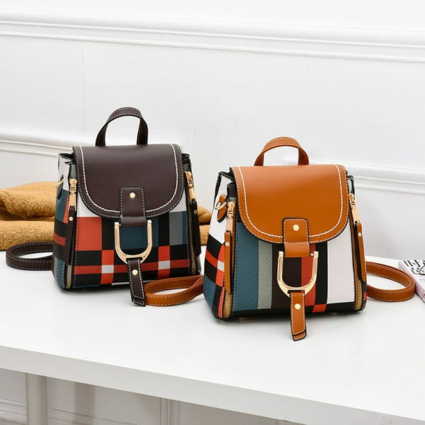 Plaid shop mini backpack