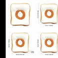 thumbnail image 2 of Creative Toast Bread Pet Collar – Soft Adjustable Protective Cone for Dogs & Cats, Cute Photo Prop Elizabethan Collar, 2 of 9