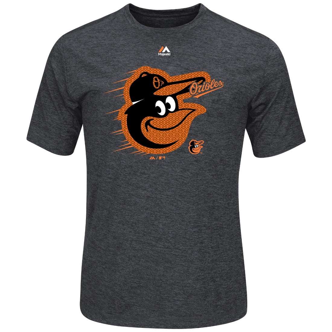Baltimore Orioles Majestic MLB "Far Beyond" Cool Base Heathered Men's T-Shirt by MAJESTIC LSG