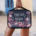 thumbnail image 3 of Suhoaziia Bible Bags and Totes for Women Bible Accessories Polyester Portable Aesthetic Flower Bible Protective Bag with Zippered Pocket, 3 of 7