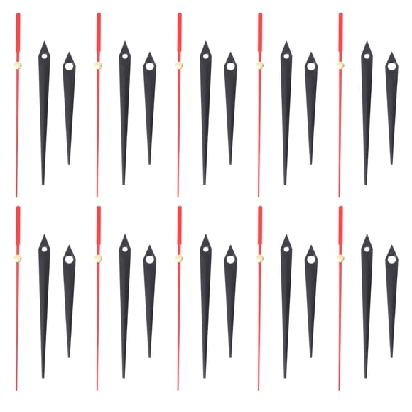 10 sets MUTE RELOJ MANTRAS HOMBRES REEMPLAZABLES DE RELOJ DE PARED PIEZAS MANOS DE RELOJ DE PRECISION