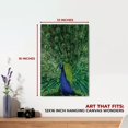 thumbnail image 3 of Peacock Canvas Wall Art by DreamController- 12X16 inches Bird Wall Decor | HD Printed & Wooden framed wall art | Modern Wall Decor for Gift | Made in USA, 3 of 5