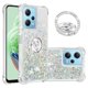 thumbnail image 1 of Funda para Xiaomi Redmi Note 12 4G con Brillo Líquido Flotante, Purpurina, Parachoques y Anillo Giratorio Soporte, 1 of 5