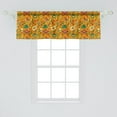 thumbnail image 2 of Ambesonne Tequila Window Valance, Cartoon Folklore Elements, 54" X 18", Orange and Multicolor, 2 of 3