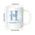 thumbnail image 2 of Elegant Floral Print Ceramic Mug For Coffee Tea And Water Use, 2 of 7
