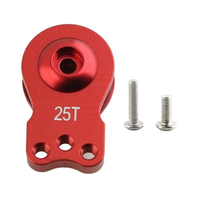 ZheElen Métal Amortisseur Servo Économiseur Étanche Bras Réglable RC Voiture Crawler Partie Dispositif de Protection Servo Résistant à l'Usure Rouge Trois Trous