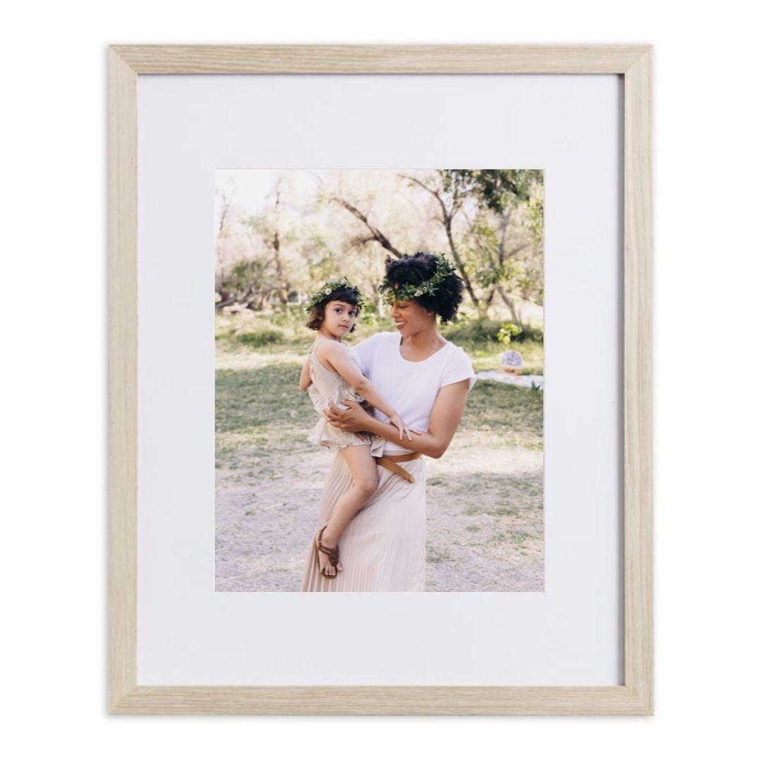 74030 22x28 Faux Gray Barnwood Picture Frame Matted to Display a 18x24 Photo 