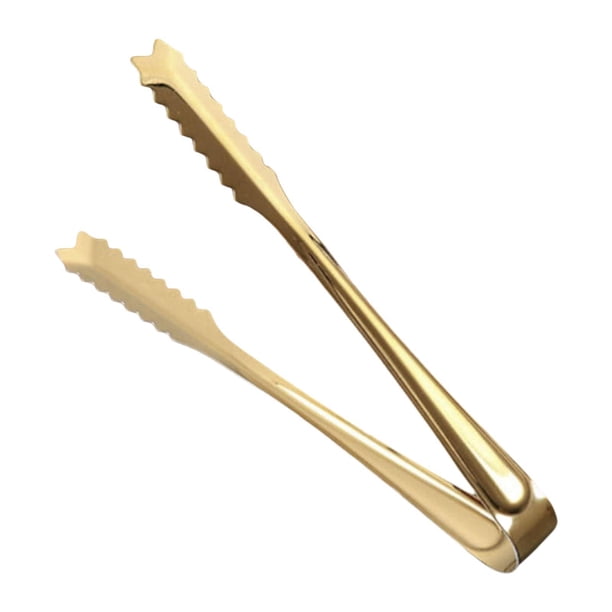 Mini pinza para servir, pinza pequeña para cocina, pinzas multiusos de acero inoxidable para aperitivos, postres, fiestas, té, café, ensaladas Estilo F