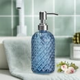 thumbnail image 4 of Steadline Pineapple Shape Glass Soap Dispenser - 450ml Refillable Pump Bottle for Hand Wash and Body Wash - Decorative Container for Bathroom and Kitchen, 4 of 6
