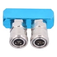 thumbnail image 4 of Air Hose Splitter,G1/4 Air Distribution Block Air Distribution Block Multiple Way Manifold Block High-End Performance, 4 of 8