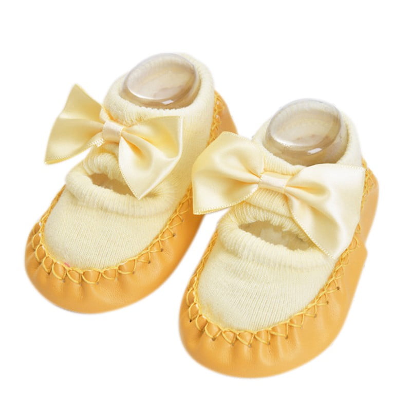 Baby Toddler Nonskid Socks Little Girls Cute Cartoon Floor Socks Baby and Toddler Girls Low Cut