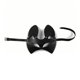 thumbnail image 1 of Accesorio de disfraz de gato de cuero PU suave hecho a mano misterioso estilo gótico Punk negro Cosplay cara de gato cubierta Simple borde de bronceado, 1 of 5